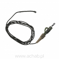 PRZYPON - ZESTAW KARPIOWY - LEADCORE 80CM Z BEZPIECZNYM KLIPSEM 2 - op.2szt.