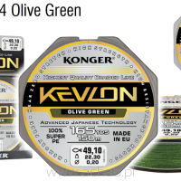 Plecionka Kevlon X4 Olive Green 150m